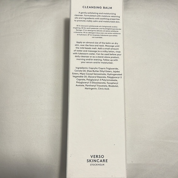 Verso cleansing balm with jojoba beads new in box - Picture 2 of 3